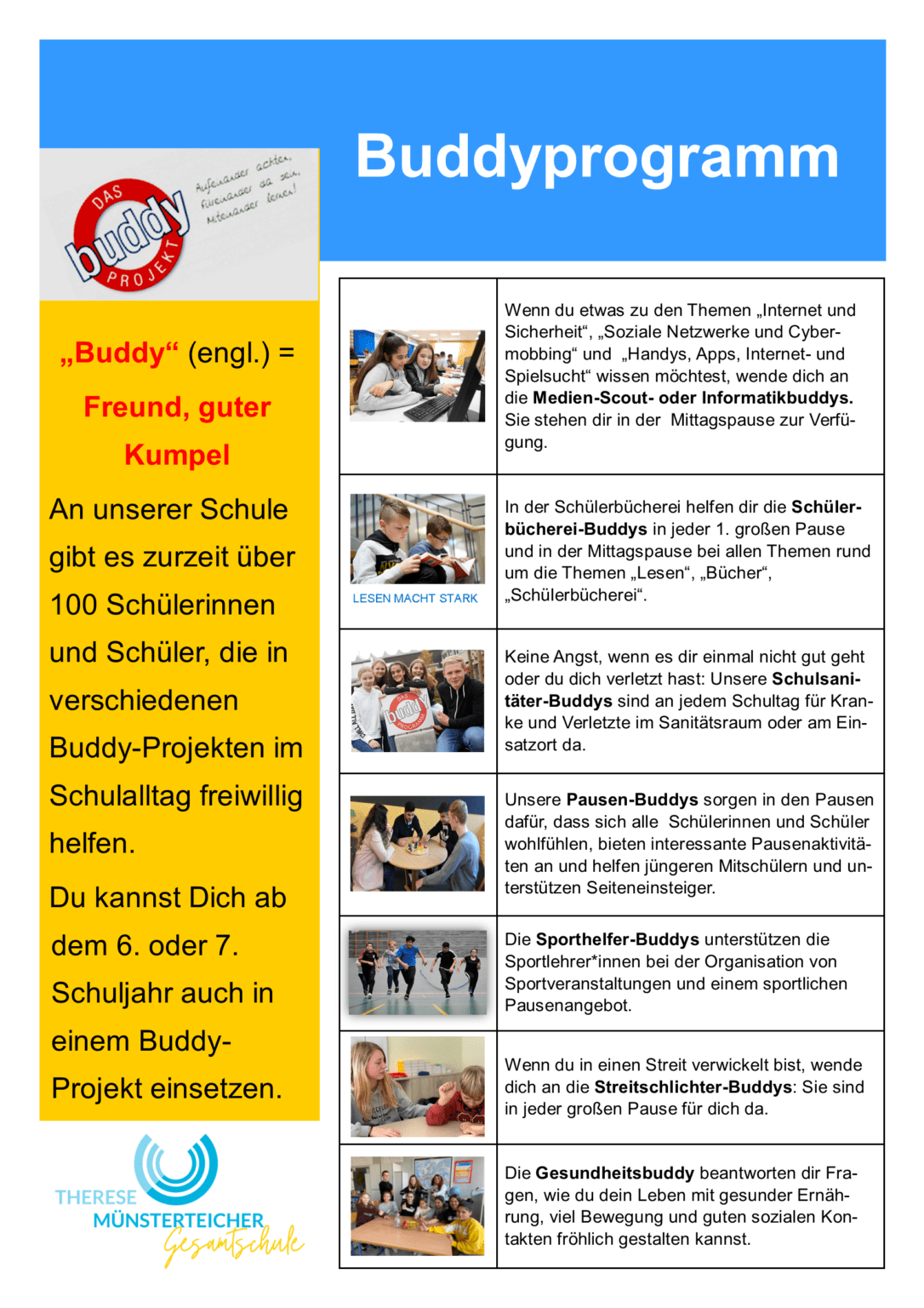Buddy-Projekte – TMG Ahlen